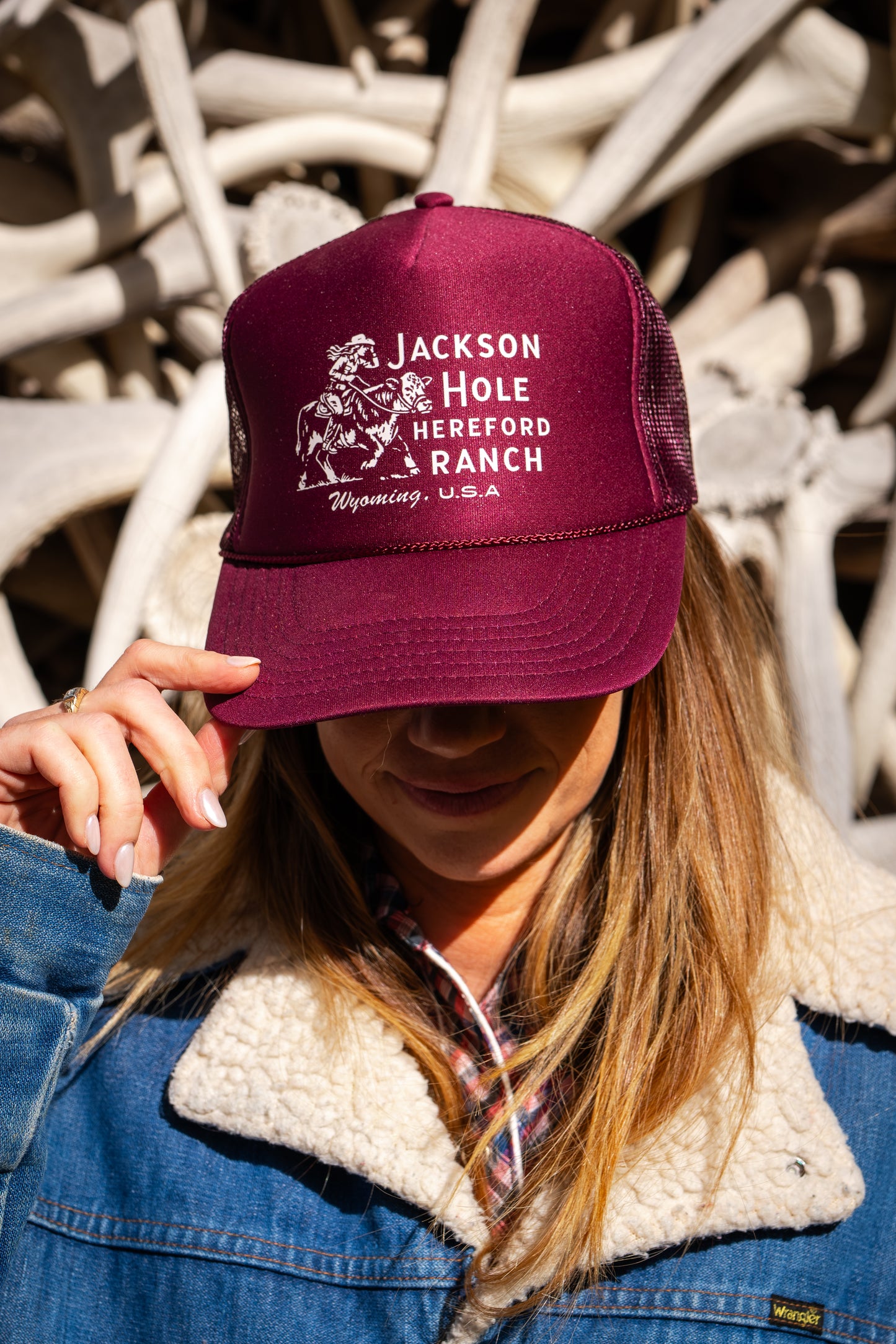 Cowgirl + Hereford Foam Trucker